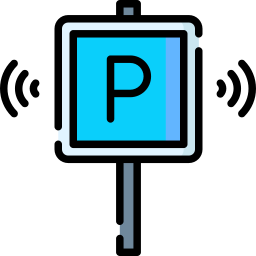 Parking sign icon