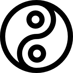 yin yang ikona