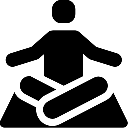 posición de loto icono