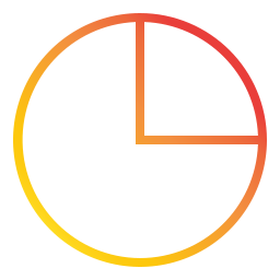 diagramme circulaire Icône