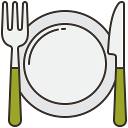 Сервировочное блюдо иконка
