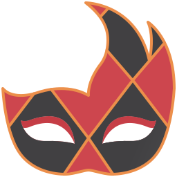 Carnival mask icon