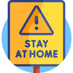 Stay home icon