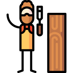 lavorazione del legno icona