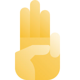 Hand sign icon