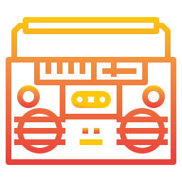 Radio cassette icon