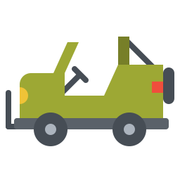 jeep wojskowy ikona