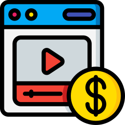 monetización icono