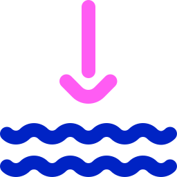 marea baja icono