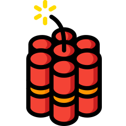 explosivos icono