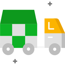 Garbage truck icon