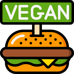hambúrguer vegano Ícone