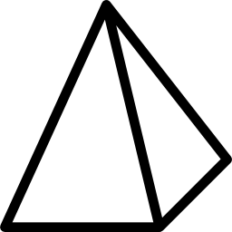 pyramide Icône