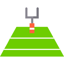 American football field icon