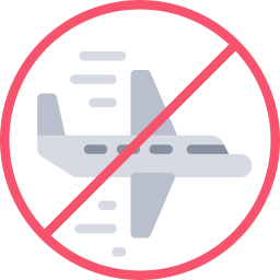 Airplane flight icon