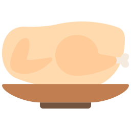 cuisse de poulet Icône
