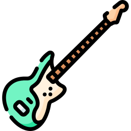 guitare basse Icône