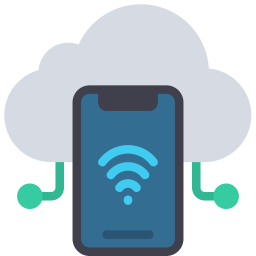 mobile cloud icon