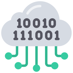 Cloud data icon