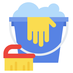 Cleaning tools icon