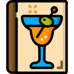 libro dei cocktail icona