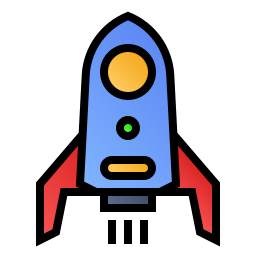 Запуск ракеты иконка