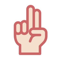 Two fingers icon