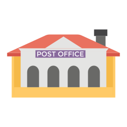 oficina postal icono