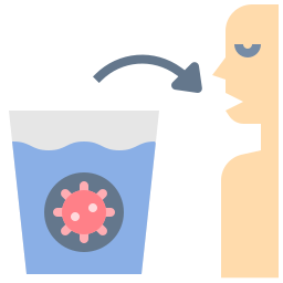 contaminação Ícone