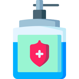 Antibacterial gel icon