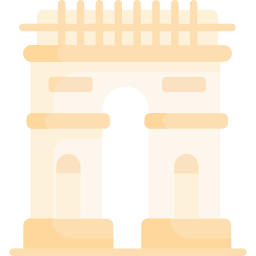 arco del triunfo icono