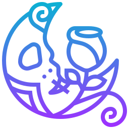 Crescent moon icon