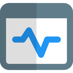 Line chart icon