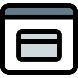 Credit card payment icon