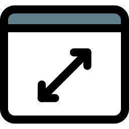 diagonale icona