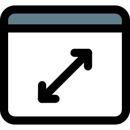 diagonal icon