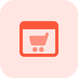 Online shop icon