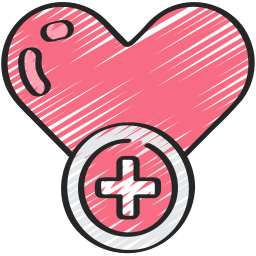 Medical heart icon