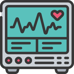 moniteur de fréquence cardiaque Icône