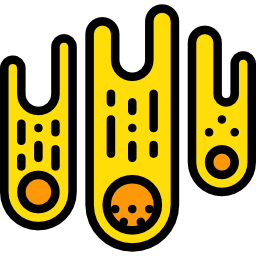 deszcz meteorytów ikona