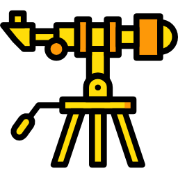 télescope Icône