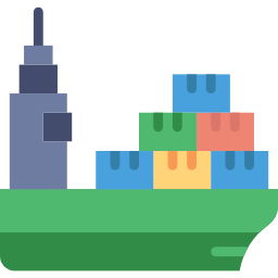 Cargo ship icon