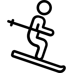 Горные лыжи иконка
