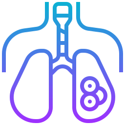 cancer du poumon Icône