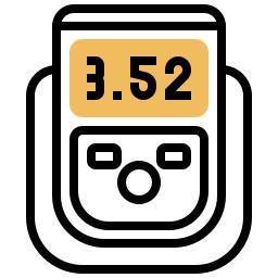 detector de radiación icono