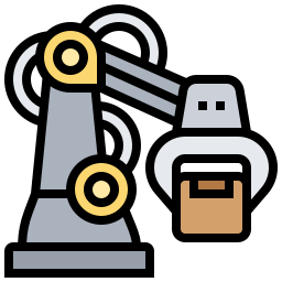 Robotic arm icon