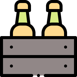 caja de cerveza icono