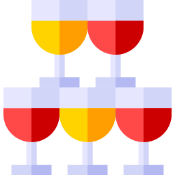 Wine glasses icon