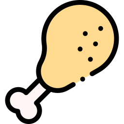 Chicken leg icon