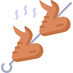 asas de frango Ícone